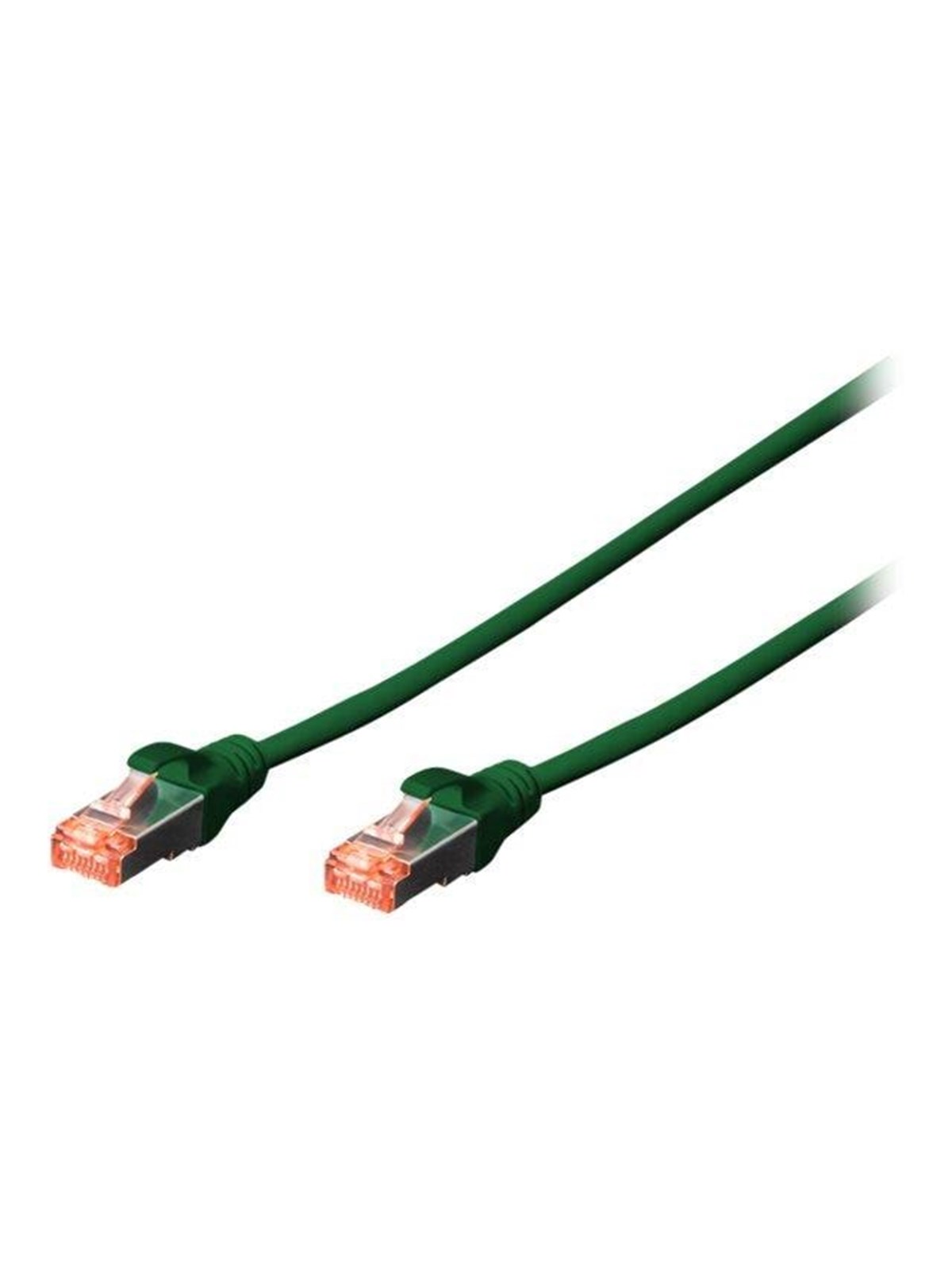 DIGITUS Professional patch cable - 25 cm - green - Grün - 0.25m