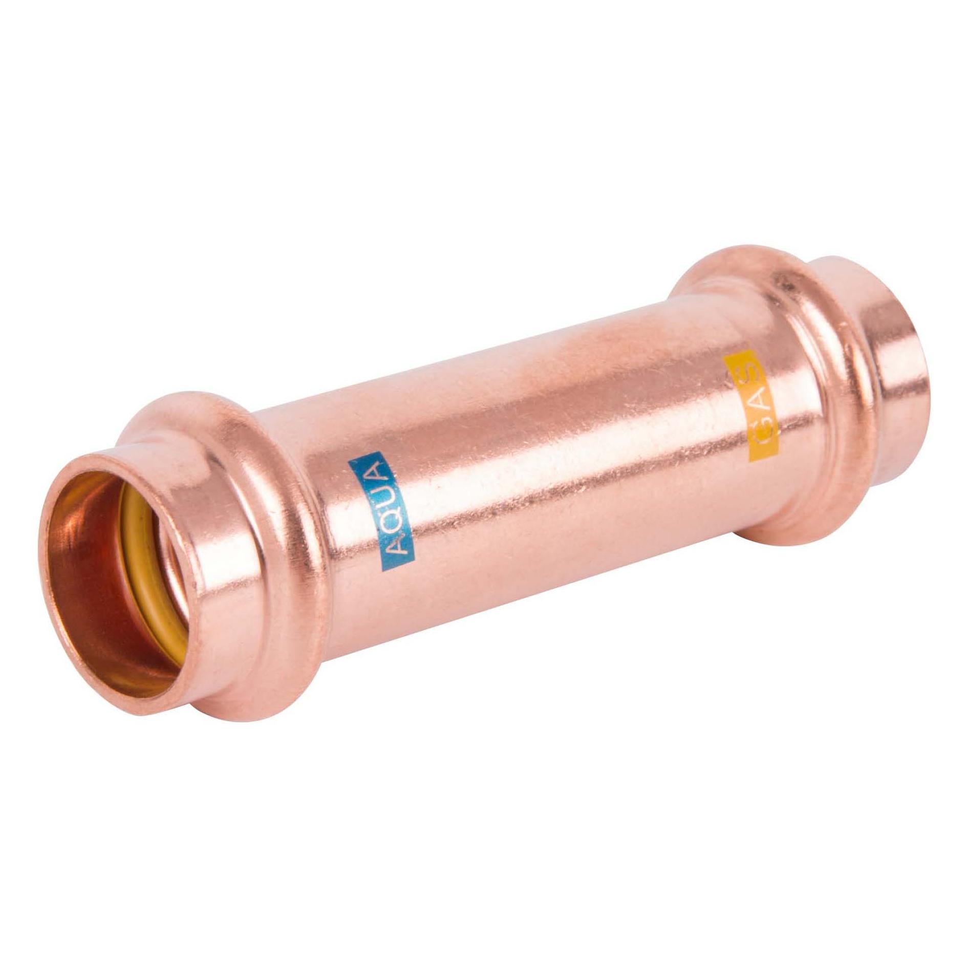 Hermann schmidt HS Schiebemuffe V-Press Copper AQUAGAS 22x22mm (Pressverbindung) (450402222)