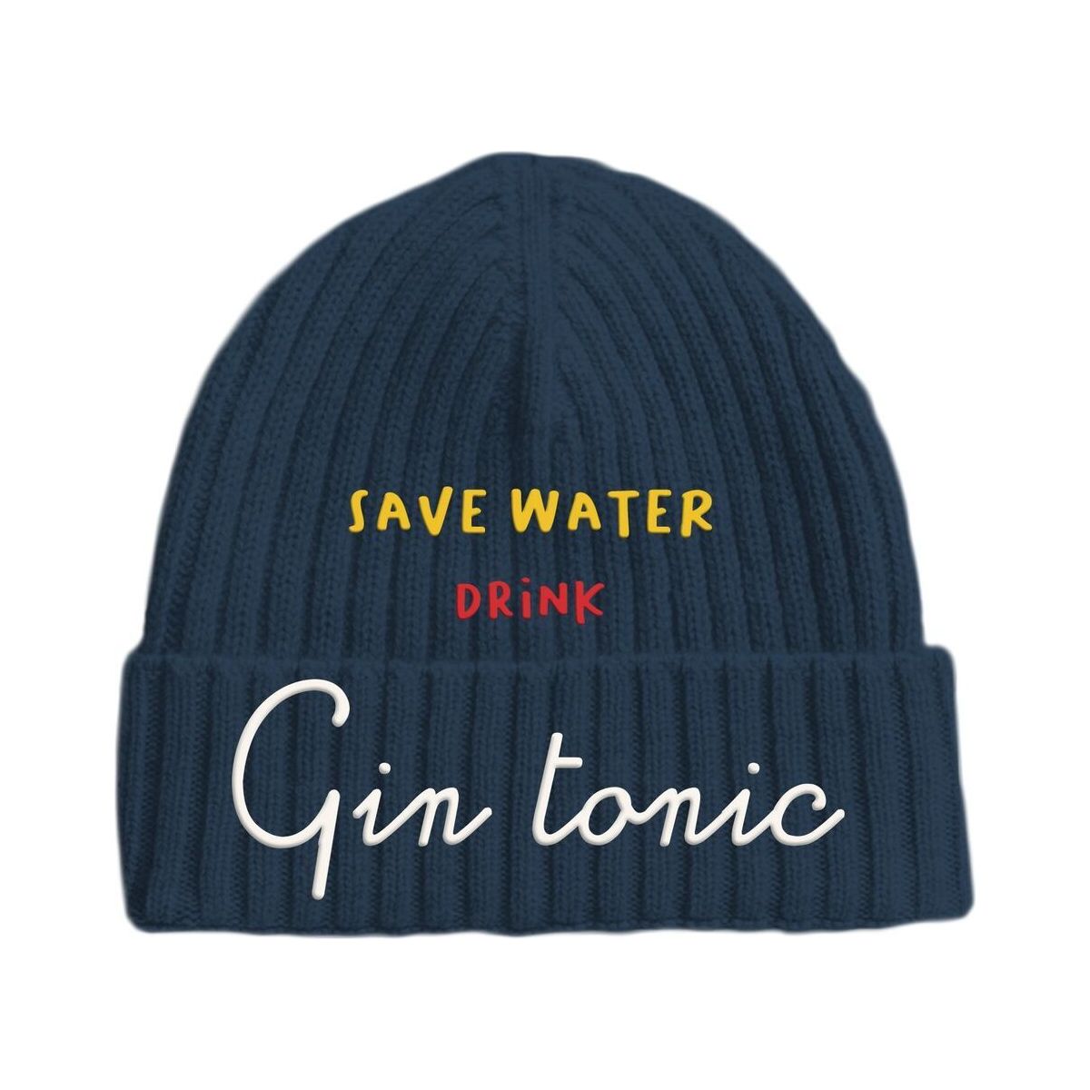 MC2 Saint Barth Wengen Knitted Cap gin tonic save 61 emb (03775M) ONE SIZE WENG00103775M-03775M-ONE SIZE