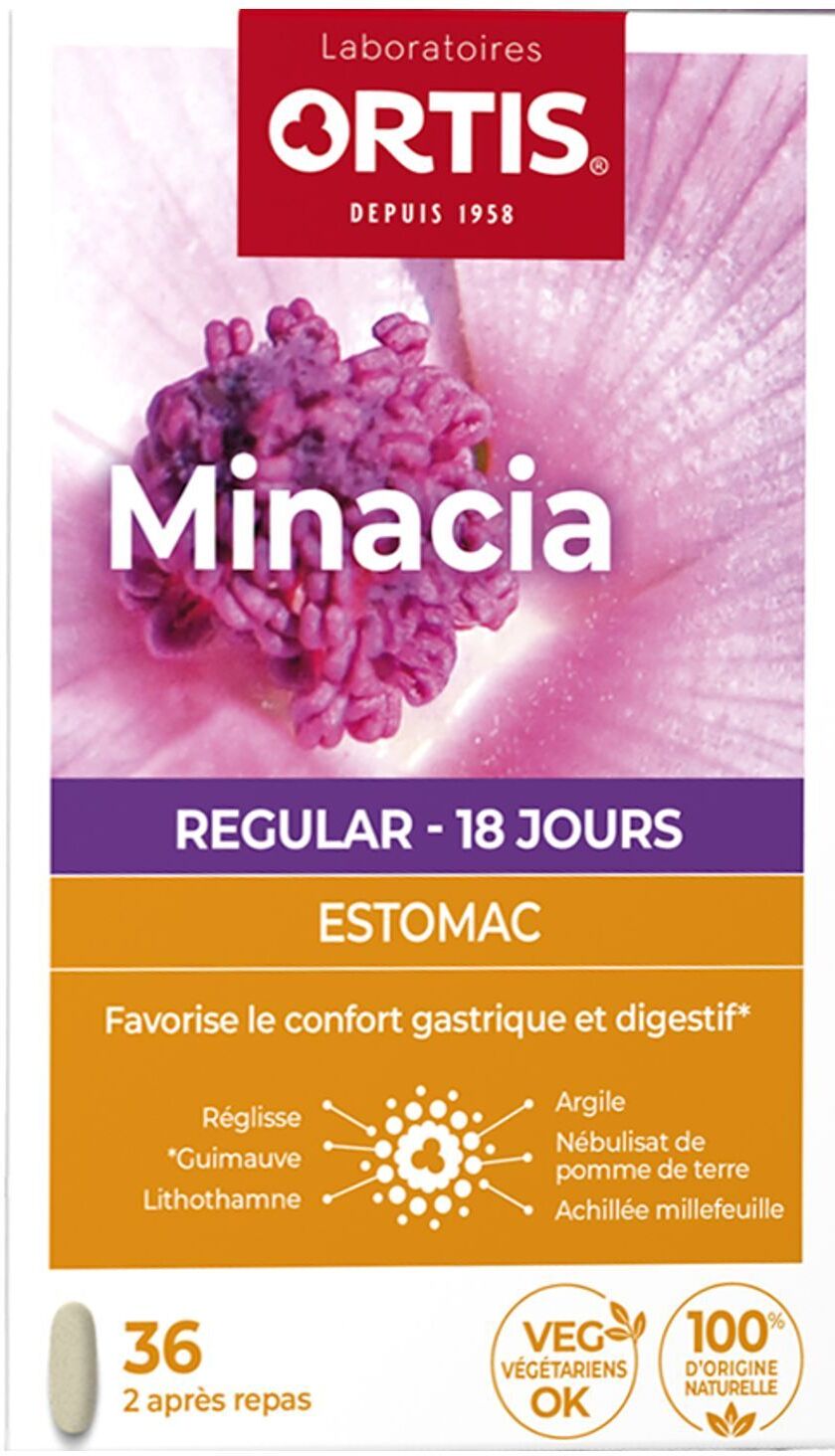 Ortis Minacia Regular 36 Comprimés