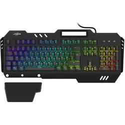 Urage Gaming-Tastatur Exodus 800 Mechanical, Schwarz (DE, Kabelgebunden), Tastatur, Schwarz