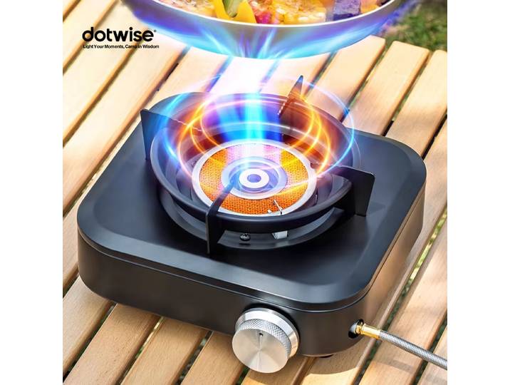 DOTWISE 7000W poêle infrarouge haute puissance brûleur à gaz léger Portable poêle de Type fendu fournitures de Camping en plein air pique-nique randonnée