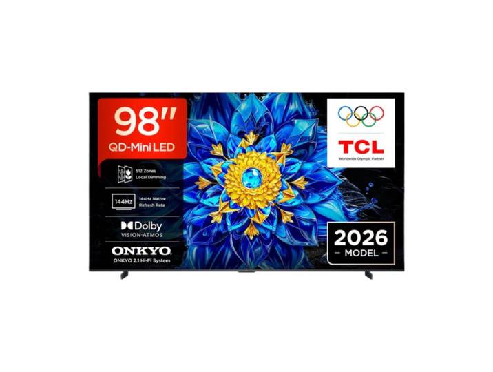 TCL 98T8D - 98 inch - 4K QD-MiniLED - 2026 - Smart TV