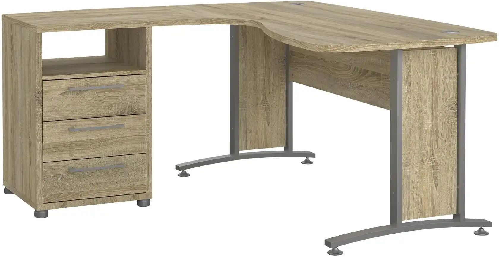 Höffner Ecktisch-Kombination  Success ¦ holzfarben ¦ Maße (cm): B: 159 H: 74,5 T: 150.5