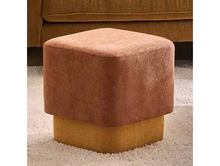 Eazy Living Pouf 2-en-1 Elric Ocre - Orange