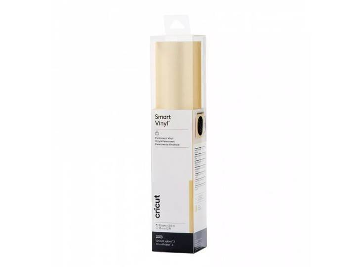 Cricut - Vinylfolie Smart Permanent Shimmer (1 x, 33 x 366cm, Gold), One Size