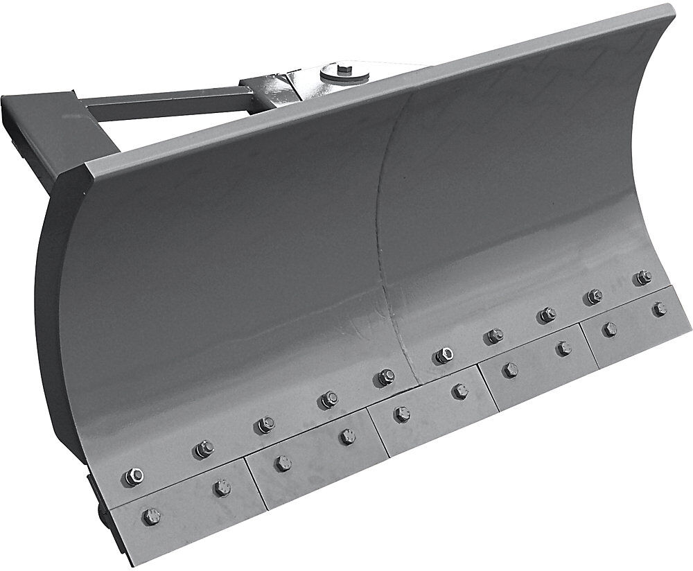 Schneeschieber für Stapler, mit Gummischürfleiste, Schildbreite 2100 mm, anthrazitgrau Eichinger
