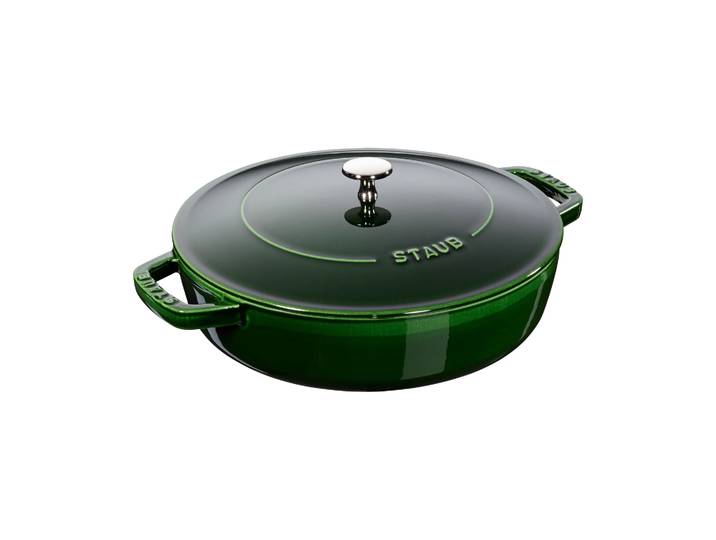 STAUB Poêle à frire en fonte Chistera Staub Ø24 cm Basilic vert