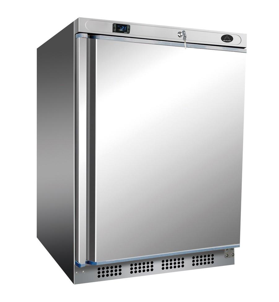 Gastro Kühlschrank | Edelstahlkühlschrank | Gewerbekühlschrank | 1 Tür | Edelstahl | 130 Liter | -2 bis +8 °C