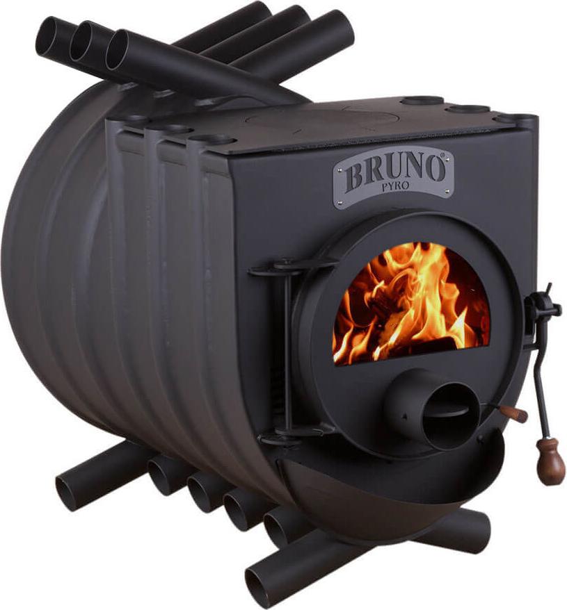 Bruno Werkstattofen Pyro IV mit Herdplatte schwarz 22 kW Stahl A