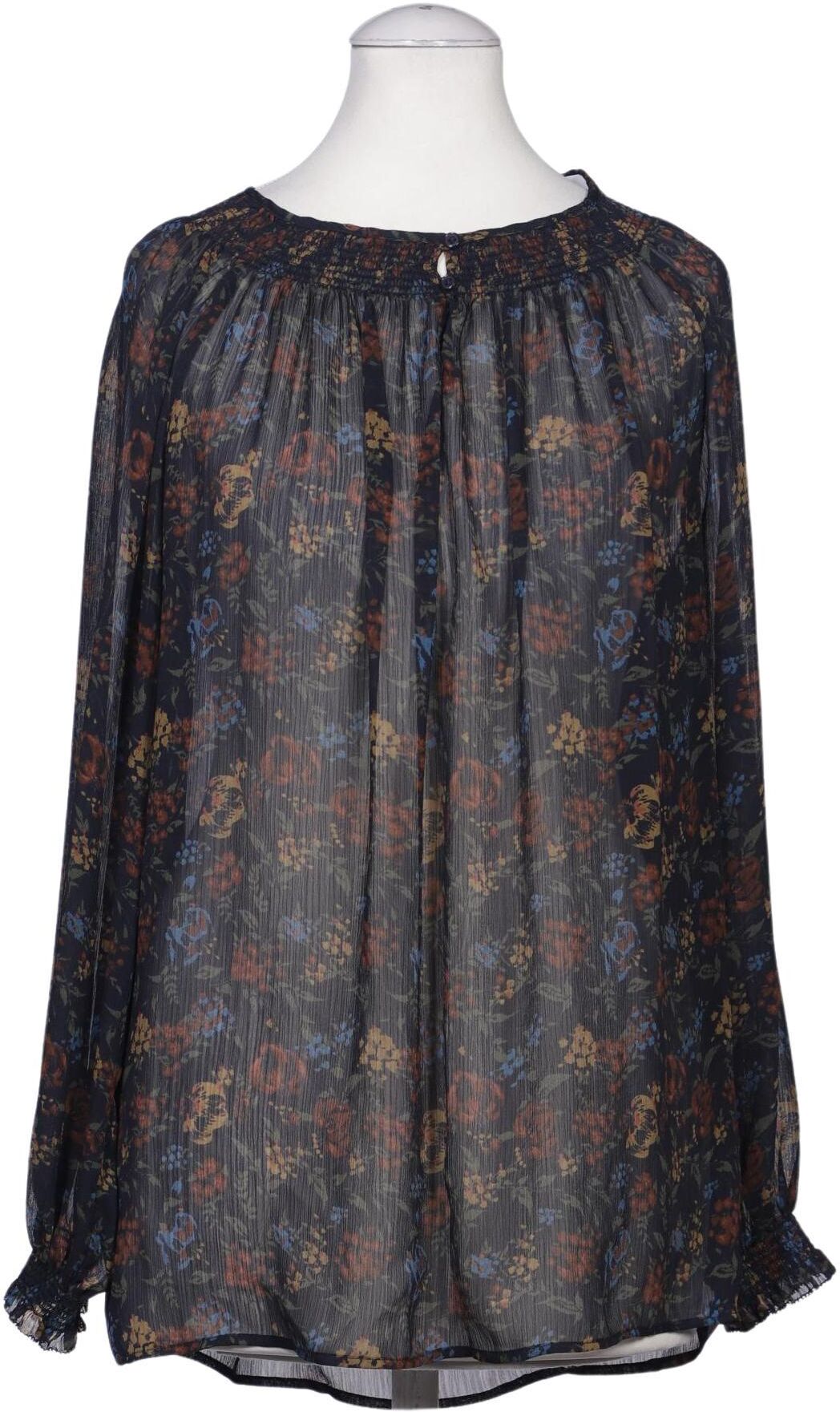 uniqlo Damen Bluse, Marineblau, Gr. S, Synthetik - Second Hand