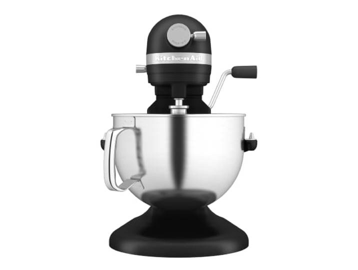 KitchenAid Artisan 5.6L Bowl-Lift-Küchenmaschine, 11 Stufen, Soft-Start, 3-Punkt-Schüsselverriegelung, Planetenrührwerk mit 67 Kontaktpunkten, 5 Zubehörteile, Black Matte