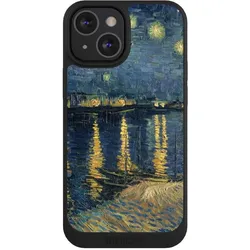 Nivocase Handyhülle für Apple iPhone 13 Mini Hülle NIVOpure Case Schwarz Kunst Malerei (Apple iPhone 13 mini), Smartphone Hülle, Schwarz