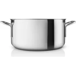 Eva Trio Topf niedrig 4,8 l, Edelstahl