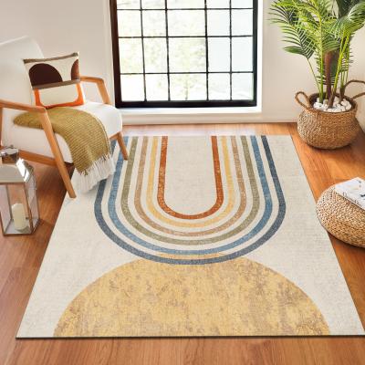 Teppich LIVABLISS "OZU", bunt (mehrfarbig), B:200cm H:5,1mm L:275cm, Polyester, Teppiche, Teppich