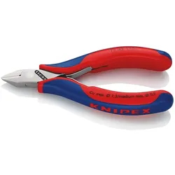 KNIPEX Elektronik-Seitenschneider mit 2-K Griffhüllen, Poliert, ohne Facette