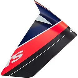 Alpinestars S-R10 Team Rennspoiler - carbon-rot-fluo-blau-matt
