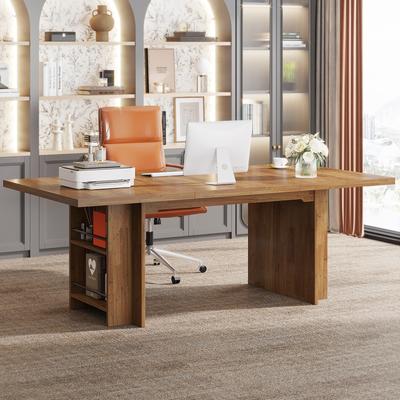 Bluebell 63 Inches Office Executive Desk with Storage