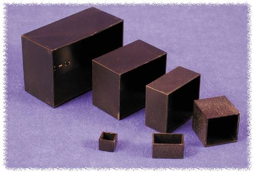 Hammond Electronics 1596B112 Verguss-Gehäuse 25 x 25 x 25 ABS Schwarz 1St.