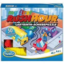 Thinkfun THI76443 - My First Rush Hour *2021*, Brettspiel, für 1 Spieler, ab 3 Jahren (DE-Ausgabe) (Deutsch, 1 Spieler)