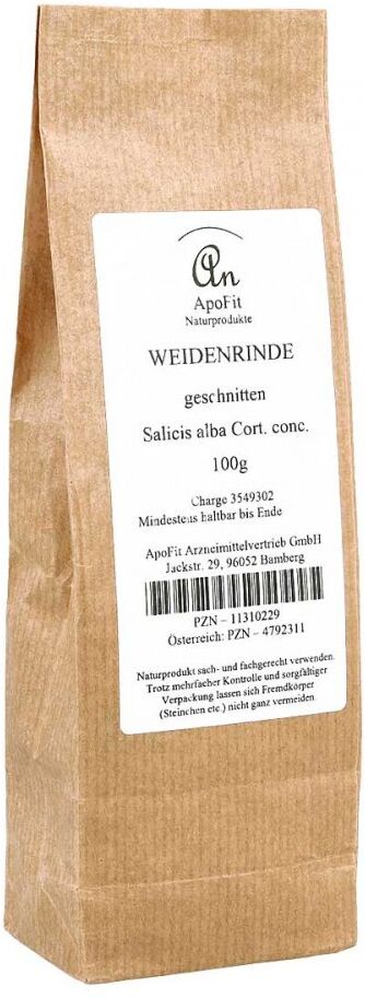 Weidenrinde geschnitten