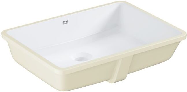 Grohe Cube Keramik Einbauwaschtisch 3948000H 50cm, mit Überlauf, alpinweiß PureGuard