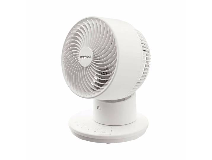 Stylies Tari Tischventilator – Tischventilator/USB Ventilator – weiss