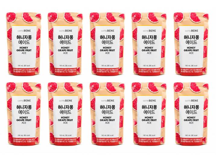 Caffe Bene Honing Grapefruit Ade 190 ml x 10