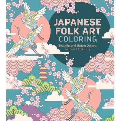 Japanese Folk Art Coloring Book, Taschenbuch von Editors of Chartwell Books, Quarto Publishing Group, 978-0-7858-4224-8