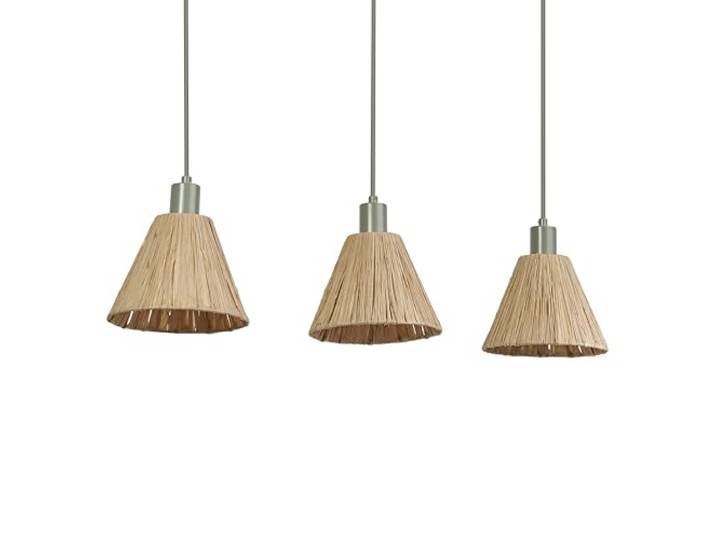 Osram Pendelleuchte Decor Raffia Linear grün, 3xE27
