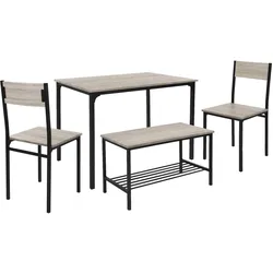ESSTISCH SET 4-teilig Sonoma Eiche
