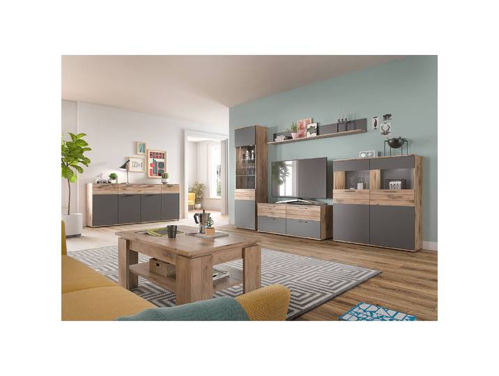 Sideboard II 200 x 91 x 40cm Grau