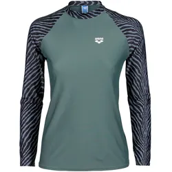 arena Damen-UV-Schutz-Rash-Allover-Langarm-Schwimmshirt - Damen - Gr. XL