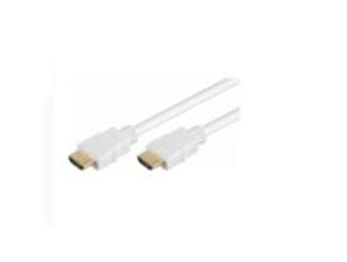 Microconnect HDM191915V1.4W - HDMI v1.4 19-19 15m M-M Wit - Goud Pl