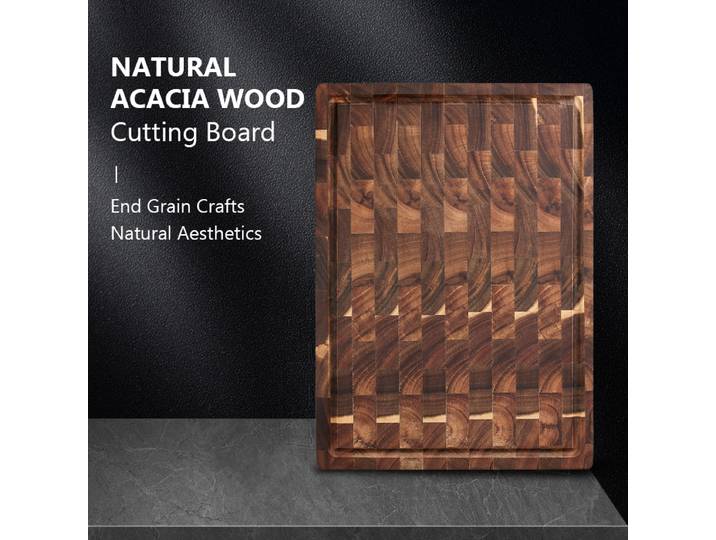 Planche à découper en bois d'acacia, planche à découper en bois pour outils de cuisine