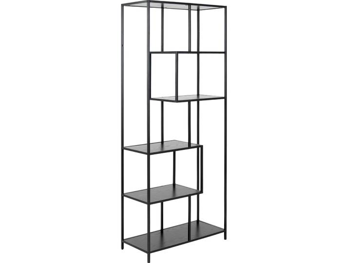 AC Design Furniture Wandregal AC Design Schwarz Stahl B 77 T 35 cm - Wandregal