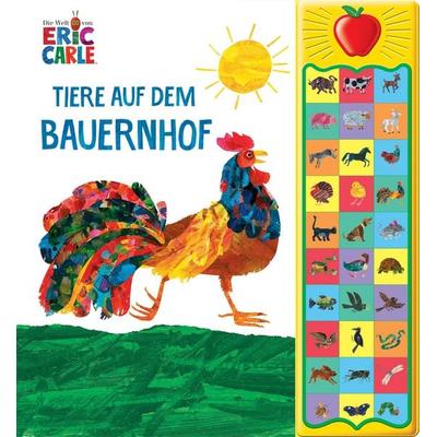 Eric Carle - Tiere auf dem Bauernhof - 30-Button-Soundbuch - Hardcover-Buch mit 30 Geräuschen, Taschenbuch von , Phoenix International Publications