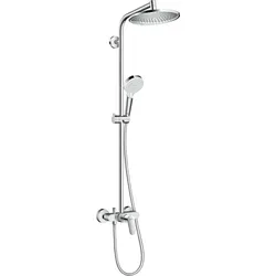 Hansgrohe Crometta S Duschsystem mit Hebelarmatur Chrom 27269000