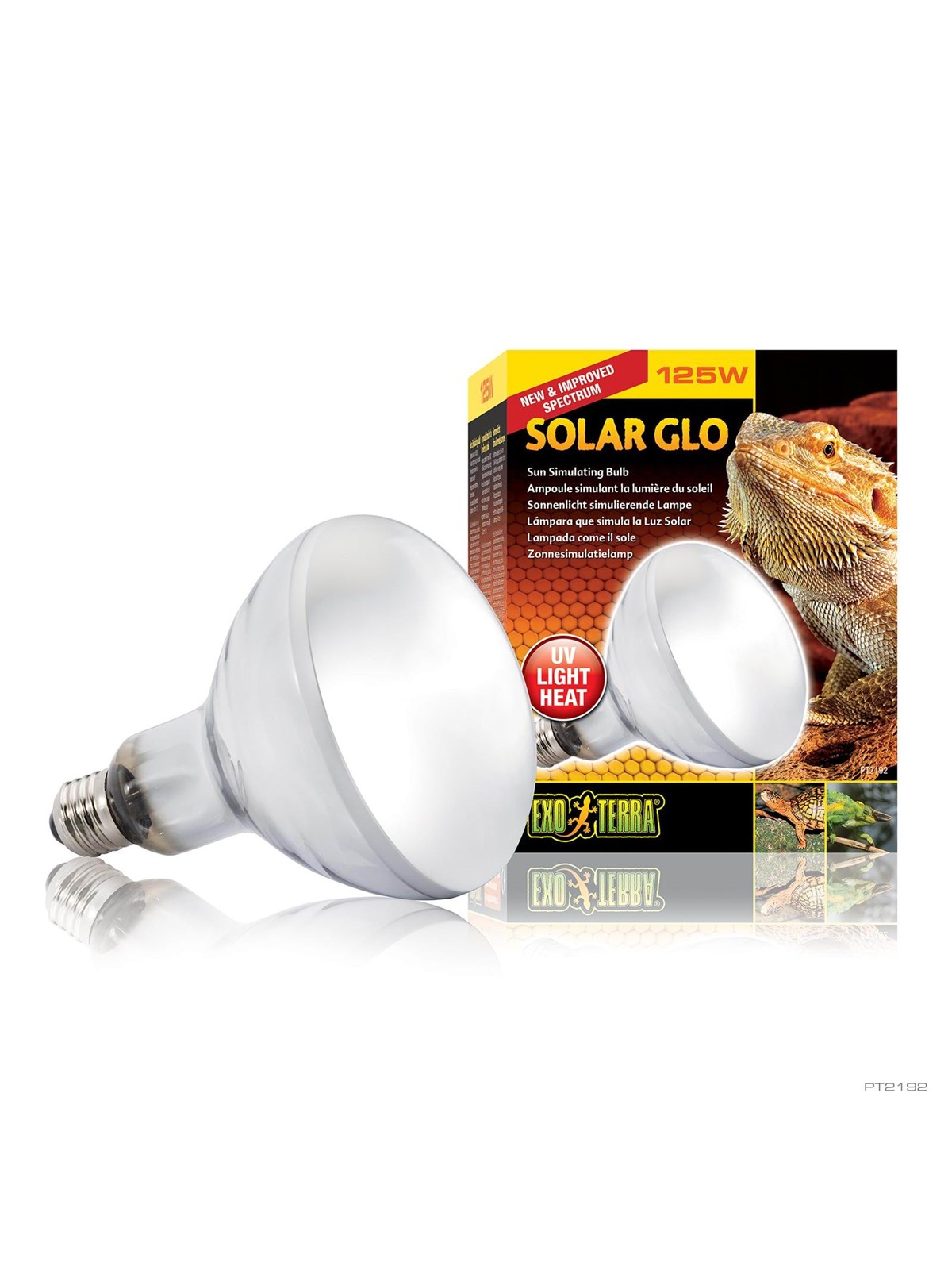 EXO TERRA Solar-Glo 125 watt. UVA, UVB, Infrarot