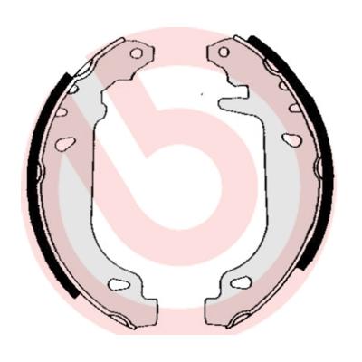 BREMBO Bremsensatz, Trommelbremse 1420-52957 für RENAULT