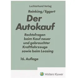 Der Autokauf, Fachbücher von Christoph Eggert, Kurt Reinking, Thomas Almeroth, Michael Jaensch, Eva Hettwer