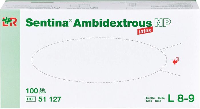 Lohmann & Rauscher GmbH & Co. KG SENTINA Ambidextrous Unters.Hands.puderfr.Gr.L 100 St.