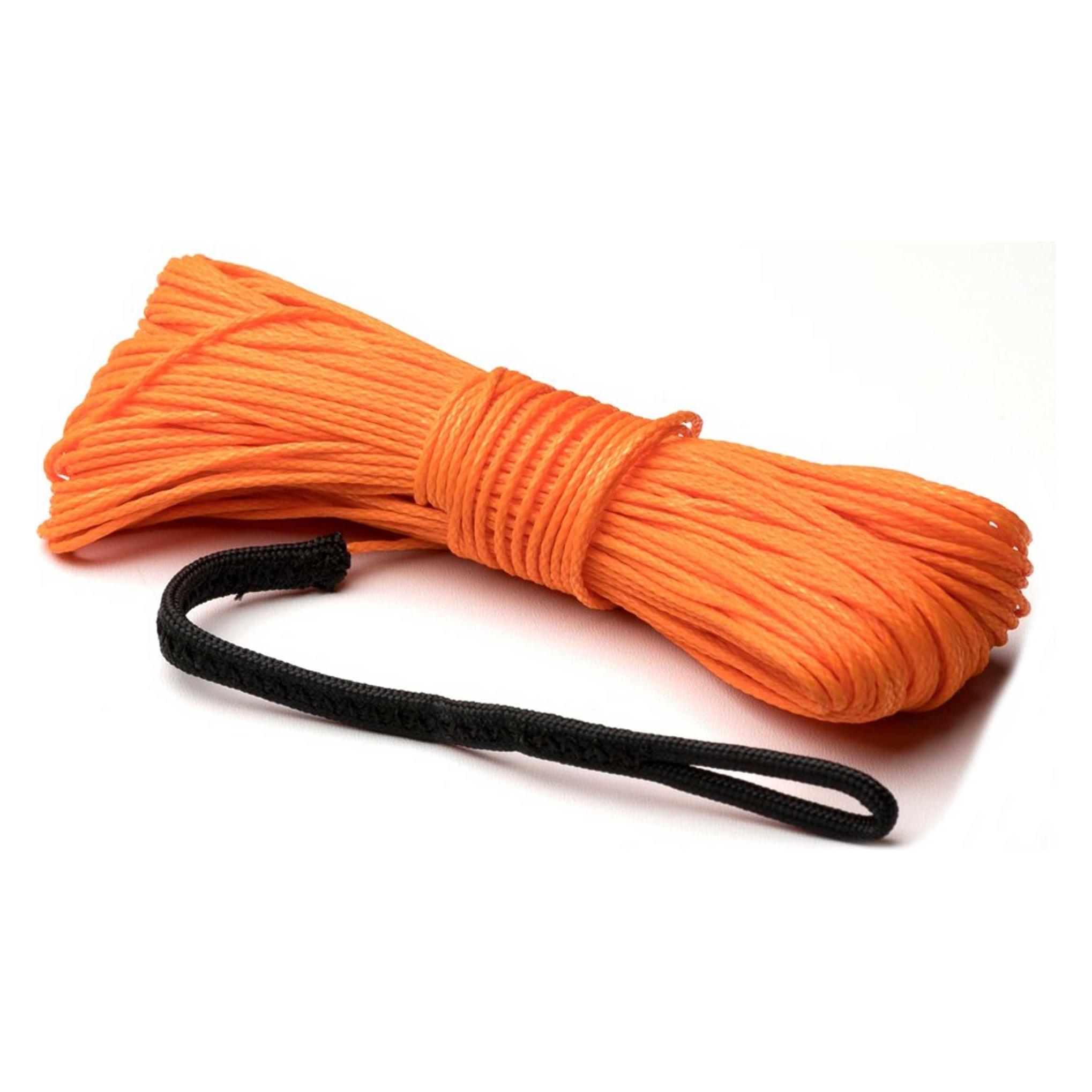 Unilight Windenseil / Schleppleine 1.0mm, 160daN Reisskraft, ORANGE, 30m, einseitig vernäht (WINCH-ROPE-10)