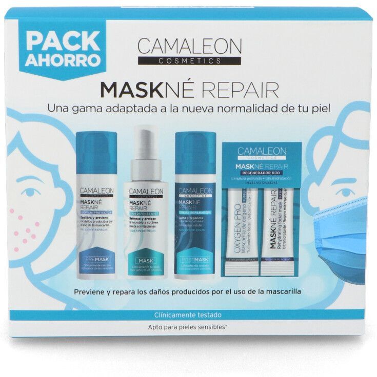 Camaleon Cosmetics Saving Facial Pack Maskne Repair 4 pieces