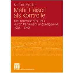 Mehr Liaison als Kontrolle, Fachbücher von Stefanie Waske