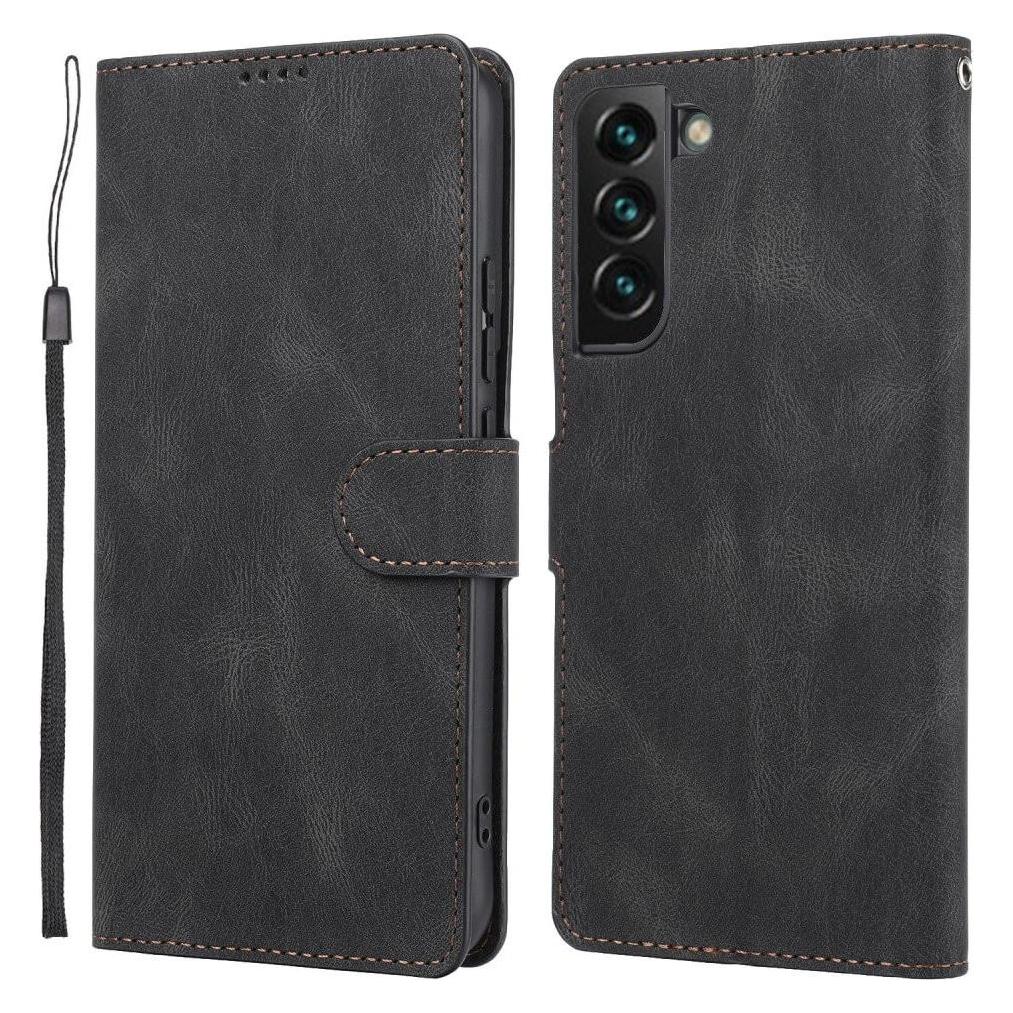 Cover-Discount Galaxy S23+ - Leder Etui Hülle schwarz (Samsung Galaxy S23+) (660118031A)