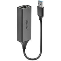USB 3.0 Gigabit Ethernet Converter, LAN-Adapter silber