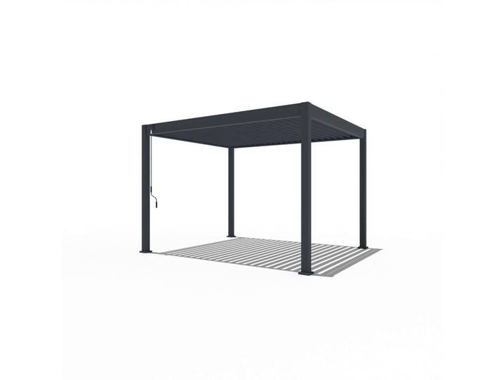 Gardenson Pergola, Metall, 300x255x360 cm, Sonnen- & Sichtschutz, Pergolas