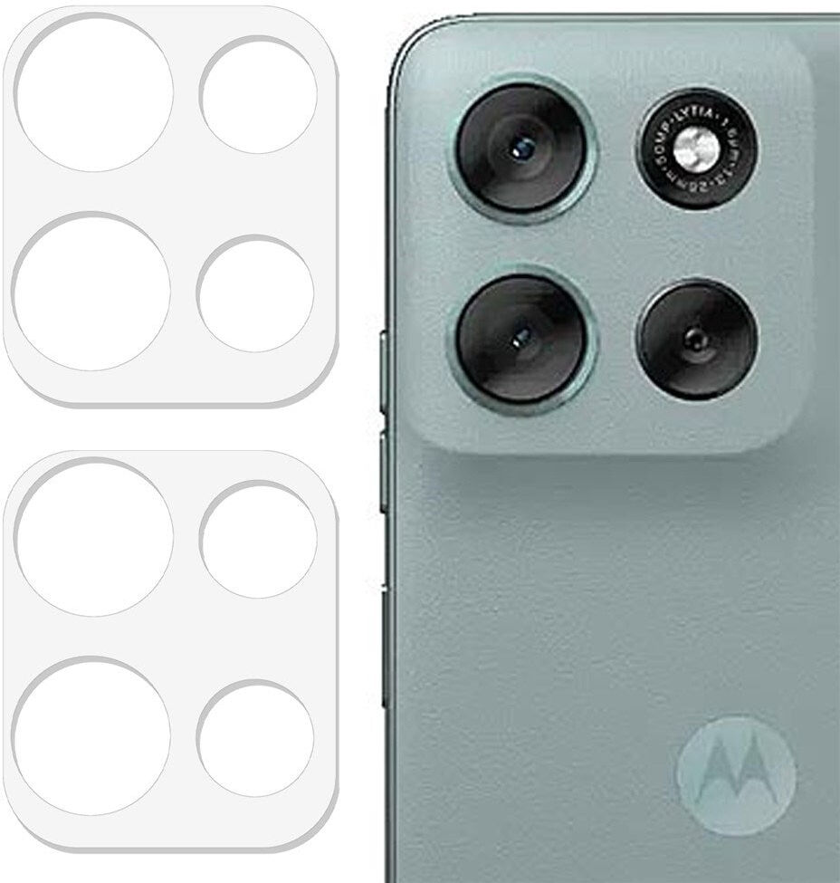 INCOVER Hærdet Kameralinsebeskyttelsesglas - Motorola Moto G56 - 2 stk - Gennemsigtig