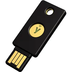 Yubico YubiKey 5, Notebook Security, Schwarz, Gold